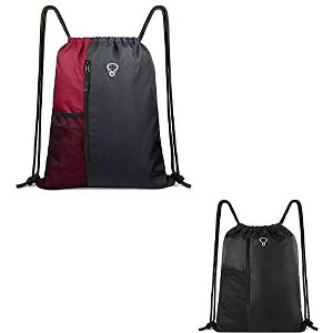 Generic Drawstring Backpack Gym Bag for Men Women Sport String Backpa - 1 of 4