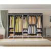 VIPEK V50C Extra Large Coverd Clothes Rack, Black Closet Rack with Gray  Upgarded Polyester Cover, Multi-Functional Wardrobe Closet Clothing Rack - 2 of 4
