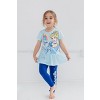 Disney Frozen Princess Moana Little Mermaid Floral Girls T-Shirt and Leggings Outfit Set Little Kid to Big Kid - 2 of 4