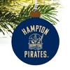 Hampton University Pirates Wood Christmas Tree Holiday Ornament - 4 of 4