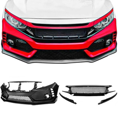 American Modified Type R Style Conversion Front Bumper With Sports ...