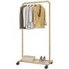 Simple Trending Standard Clothes Garment Rack Golden Yellow - 2 of 4