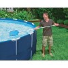Intex Swimming Pool Kit w/ Vacuum Skimmer, Pole, & Debris Round Cover Tarp - 4 of 4