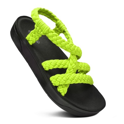 Slingback sandals with arch support deals