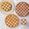 Talisman Designs Multi-Use Baking Stencils, Plaid Design, Set of 4 sizes, 3.5 inch, 5 inch, 8 inch, & 10 inch, White - 3 of 3