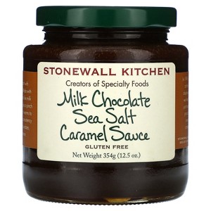 Stonewall Kitchen Milk Chocolate Sea Salt Caramel Sauce, 12.5 oz (354 g) - 1 of 2
