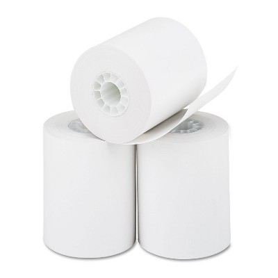 Iconex Direct Thermal Printing Thermal Paper Rolls 2.25" x 85 ft White 3/Pack 90780076