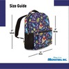 Disney Monsters Inc. Allover Print Backpack - Officially Licensed Pixar Merchandise - Backpack for Boys, Girls, Toddlers, Kids, Adults, Blue - 4 of 4