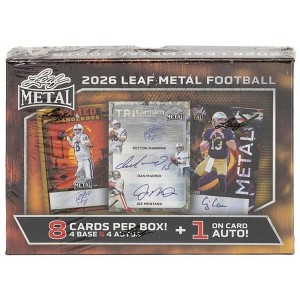 2026 Leaf Metal Football Hobby Box : Target