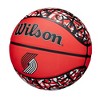 NBA Portland Trailblazers Graffiti Basketball: Composite Shell, 27.5" Size - 3 of 4