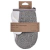 Evideco French Home Goods Body Care Body Scrub Wash Glove Well-Being Cream/Taupe - 4 of 4