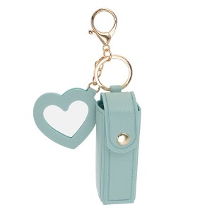 Unique Bargains Lipstick Bag with Mirror Handbag Charm 1 Pc - 1 of 4