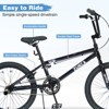 Aukfa 20 Inch Freestyle Single Speed Kids Bike Suitable for Teenagers Ages 7+, Multiple Colors - 3 of 4