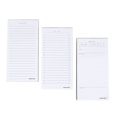 Photo 1 of Essential Notepad Set White (2 pack)