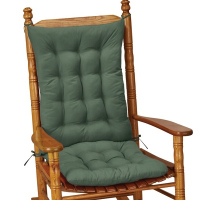 Collections Etc Quilted Rocking Chair Cushion Set 19 5 X 17 5 X 1 Green   GUEST Ae14b6e3 C77f 41e8 9cda Fb20af960145