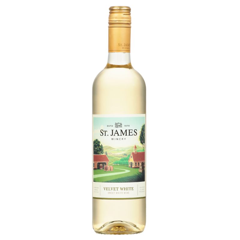 St. James Velvet White Wine - 750ml Bottle, 1 of 9