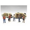 "Campers" Series 5 piece Figure Set for 1/24 Scale Models by American Diorama - 2 of 4