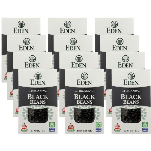 Eden Foods Organic Black Beans - Case Of 12/16 Oz : Target