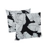 Chery Life 2 Pack Outdoor Throw Pillows, Waterproof & Fade-Resistant Patio Cushions (18x18 Inch) - 2 of 4