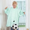 Catalonia Blanket Hoodie Sweatshirt for Kid, Fleece Snuggy Soft Wearable Blanket Pullover 4-12 Years Boy Girl Cozy Warm Gift - 3 of 4