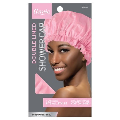 fabric lined shower cap