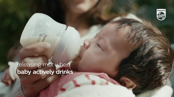 Philips Avent 2pk Natural Response Baby Bottle Nipple - Medium Flow, 2 of 41, play video