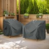 Christopher Knight Home Ellie Outdoor Water Resistant Club Chair Covers (Set of 2) - 2 of 4