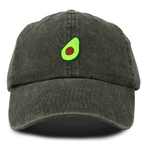 Dalix Avocado Embroidered Mens Cotton Dad Hat Baseball Cap Womens - 1 of 4