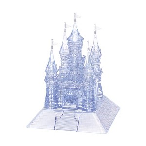 Bepuzzled Clear Castle 3D Crystal Puzzle - 125pc - 1 of 4
