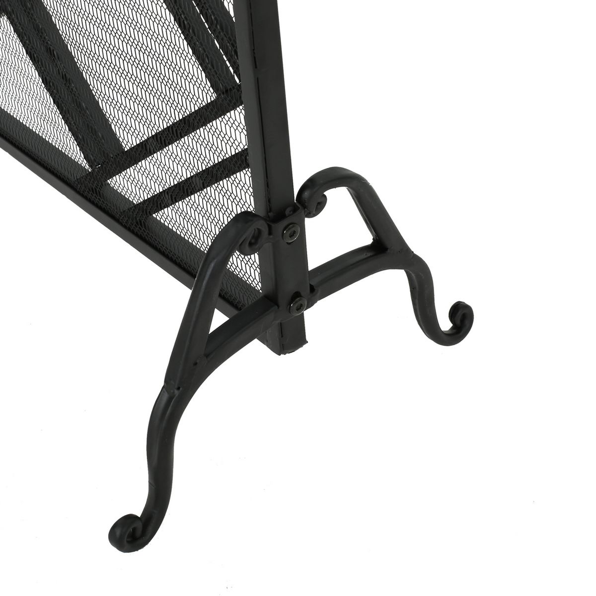 Christopher Knight Home Josette Modern Single Panel Iron Fireplace Screen - thumbnail 9