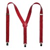 CTM Women's Elastic Glitter Clip-End Suspenders - 3 of 4