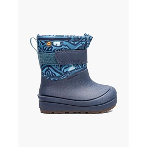 Bogs Baby Snow Shell Friendly Yeti Kids Waterproof Winter Boots, Navy ...