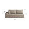 MAYEERTY 37.4" Sofa Ottoman Camel - 37.4", Corduroy, Foot Rest, No Assembly, for Living Room/Bedroom - 3 of 4