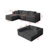 104" Modular L-Shaped Sectional Sofa, 3-Seater with Left Chaise - 3 of 4