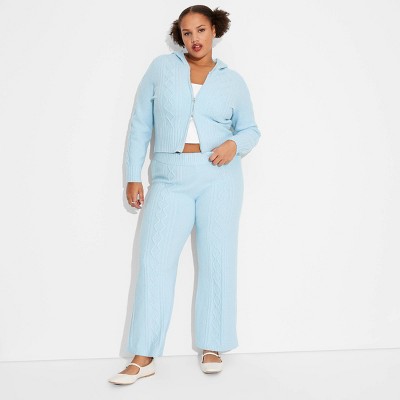 Women's Mid-Rise Cable Pants - Wild Fable™