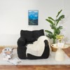 Hooseng Plush Bean Bag Chair for Adults, Comfy Lazy Floor Sofa with Backrest & Armrests, Lounge Accent Chair for Bedroom, Dorm, Living Room - 4 of 4