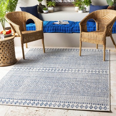 Hauteloom Madras Green All Over Performance Rug