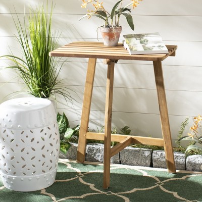 Natural Teak Wood Rectangular Balcony Table