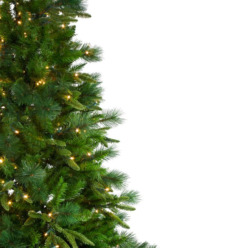 Northlight Real Touch™️ Pre-Lit Medium Rosemary Emerald Angel Pine Artificial Christmas Tree - 7.5' - Warm White LED Lights, 5 of 11