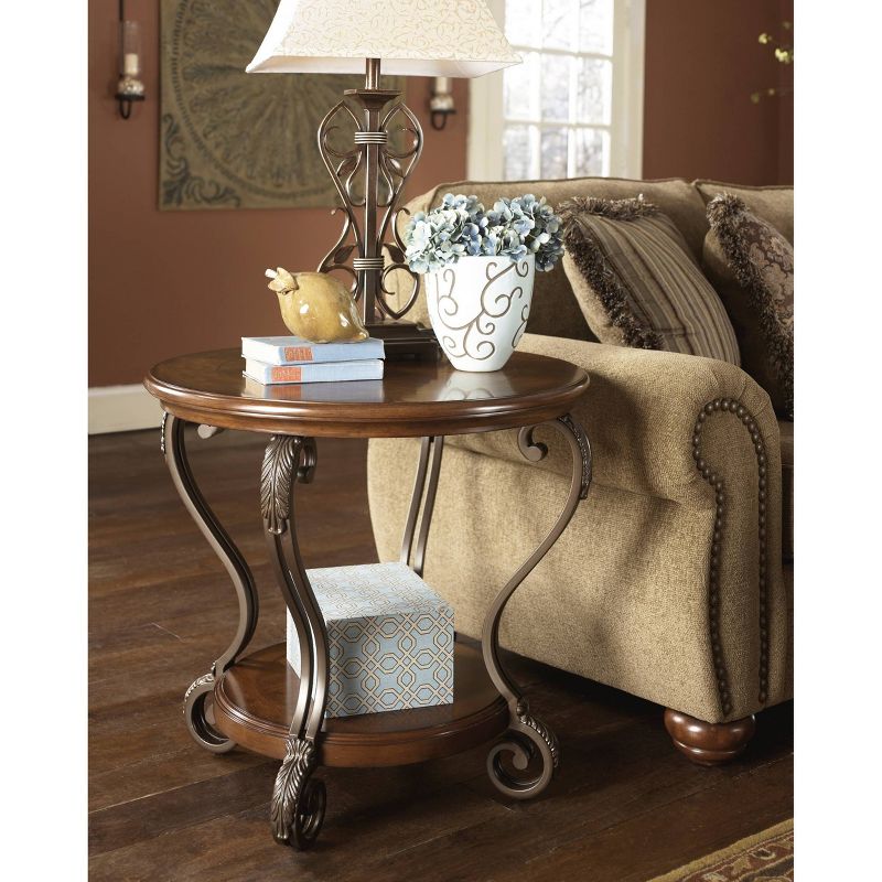 Nestor End Table Medium Brown - Signature Design by Ashley, 2 of 9