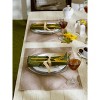 Design Imports Stone Tonal Lattice Print Outdoor  Placemat Set/6 - 3 of 4