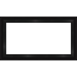 Amanti Art 16"x28" Grand Black Narrow Framed Magnetic Dry Erase Board - 1 of 4