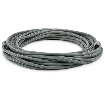 Monoprice Premium S/PDIF (Toslink) Digital Optical Audio Cable - Silver - 50 Feet | Heavy Duty Mesh Jacket, Metal Connector Heads, for Play Station,