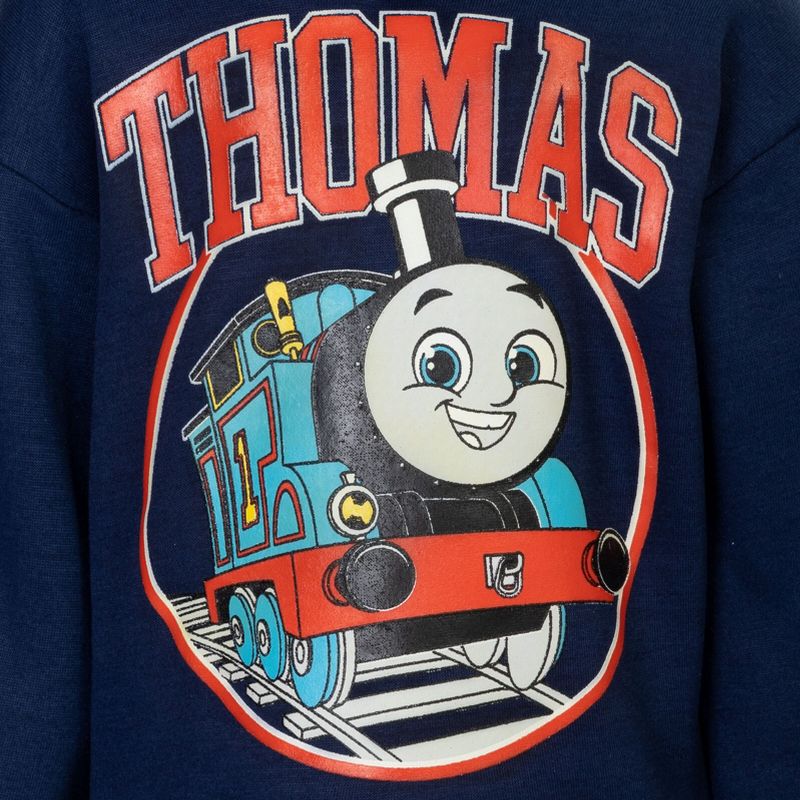 Thomas & Friends Thomas the Train Baby Fleece Pullover Hoodie and Pants Outfit Set Infant, 4 of 8