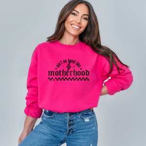 Simply Sage Market Ain't No Hood Like Motherhood Grunge Sweatshirt - 1 of 4