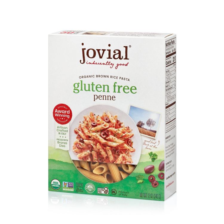 Jovial Organic Gluten-Free Brown Rice Penne - 12oz, 1 of 6