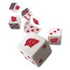 MasterPieces Officially Licensed NCAA Wisconsin Badgers - 6 Piece D6 Gaming Dice Set Ages 6 and Up - 3 of 4