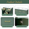 Okak Modern Freestanding Bathroom Vanity with Ceramic Sink,Solid Wood Bathroom Storage Cabinet with 2 Cabinets & 4 Drawers - 4 of 4