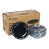 Pactiv Evergreen Meadoware Impact Plastic Dinnerware, Plate, 10.25" dia, Black, 500/Carton - 3 of 4