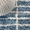 Susa Ogee Moroccan Trellis Shag Area Rug - JONATHAN Y - 2 of 4